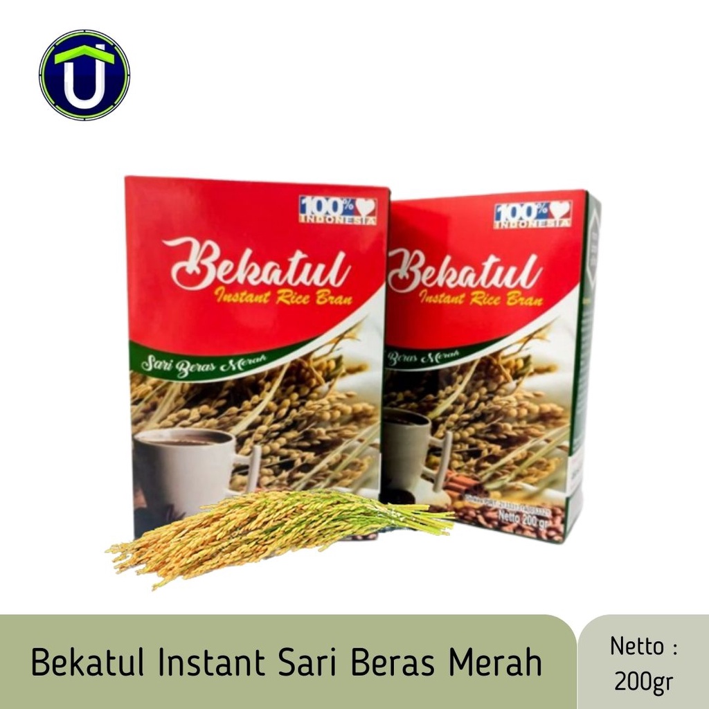 

BEKATUL INSTANT SARI BERAS MERAH | RICE BRAN | BEKATUL ORGANIK | 200 gram