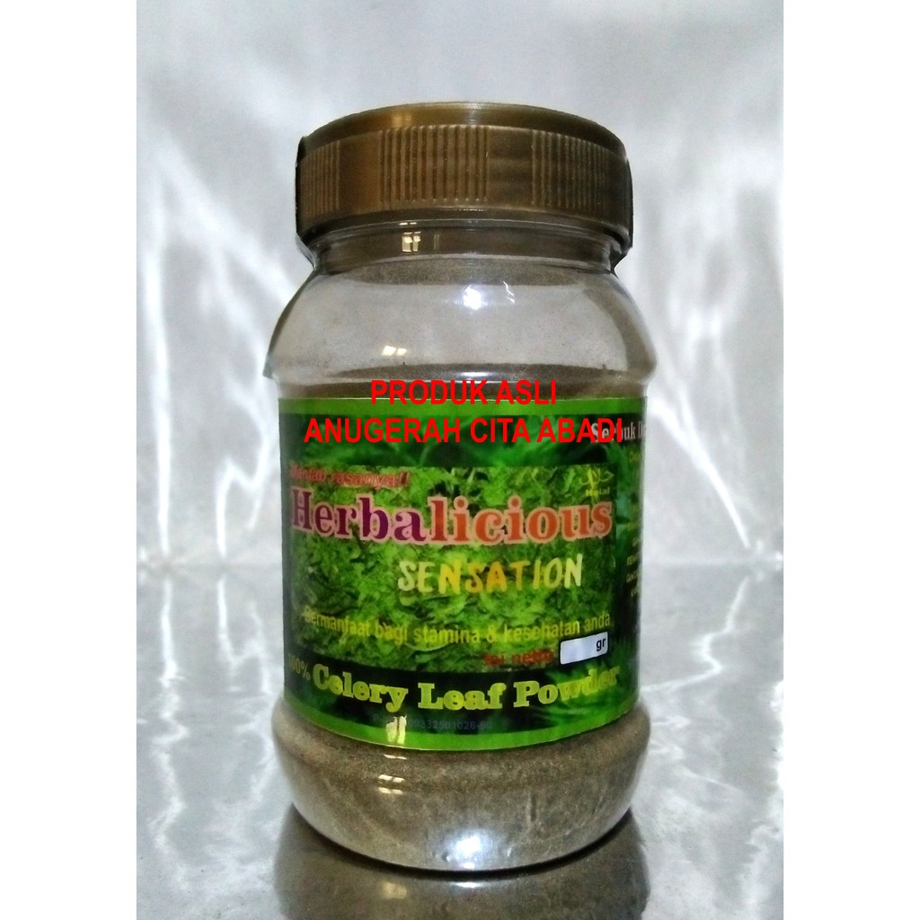 

Seledri Bubuk Herbalicious Sensation Pure Celery Powder 100gr Toples Plastik