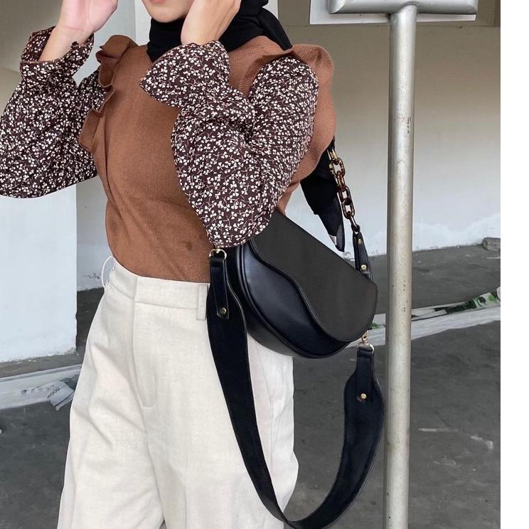 Dijamin Original [𝗞𝗲𝗹𝗮𝗻𝗮] Adera Knit Top | Atasan Wanita Import | Knit Top Import | Fashion Wanita |