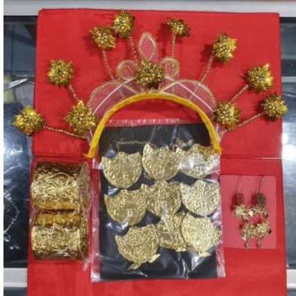 Aksesoris baju bodo dewasa Perhiasan baju bodo adat Aksesoris baju bodo dewasa Perhiasan baju bodo adat