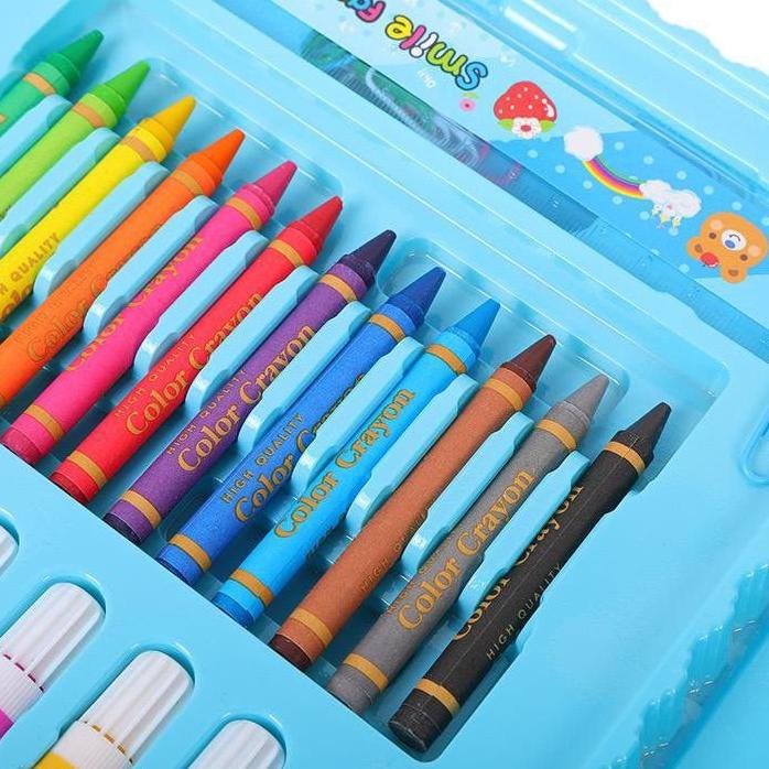 

Best - crayon set 68pcs/alat mewarnai anak/atk/alat melukis anak free serutan free kuas
