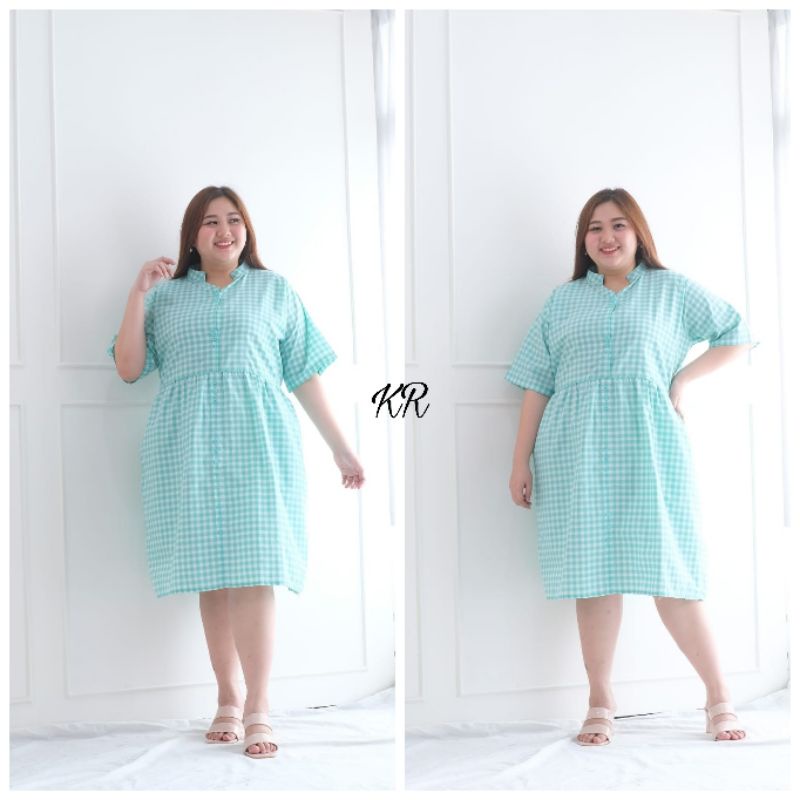 DRESS JUMBO SORIN KOTAK, KATUN PREMIUM, DRESS MAXY