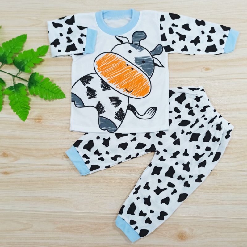 [Ss-8016] Pakaian Bayi Size 0-9bulan, Baju Tidur Bayi, Piyama Bayi