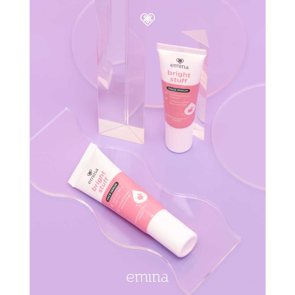 `ღ´ PHINKL `ღ´ ╰☆☆ 𝔢мιℕά ☆☆╮ Emina Bright Stuff Serum 7.5ml mencerahkan kulit wajah