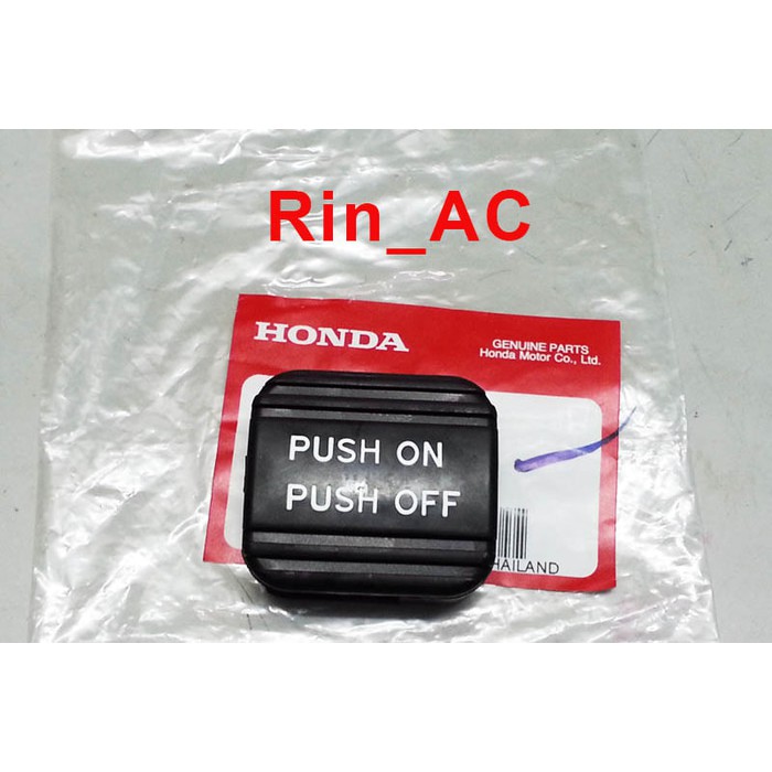 ORIGINAL Karet Cover Pad Pedal Rem Tangan Parkir Hand Parking Brake di Kaki PUSH ON PUSH OFF Mobil H