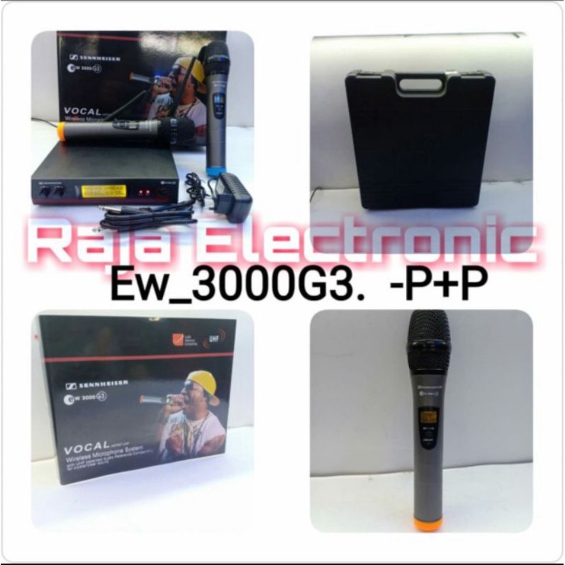 Mic Wireless Sennheiser EW 3000 G3 Garansi 1 Tahun.