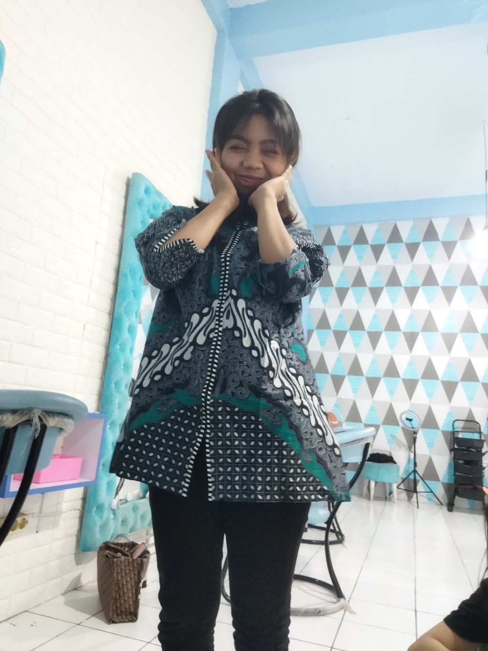 Atasan Batik Dolby Dolbi Dobby Doby Tenun Sutra Tulis Halus Katun Atbm Baron Zipper Zebra Series