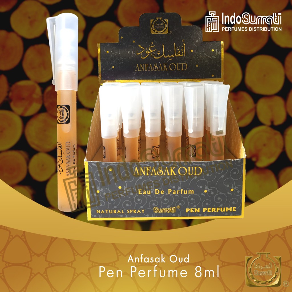 Parfum ANFASAQ OUD 8ml Pen Spray Original By Surrati | Pen Parfum Spray Surrati 8ml | Eau De Parfum