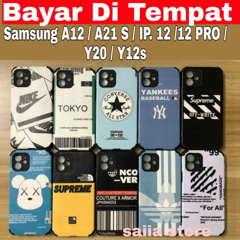 Kesing gambar Samsung A12 A21S IPHONE 12 12 PRO 12 PRO MAX VIVO Y20 Y20S Y12S SOFTCASE SILIKON