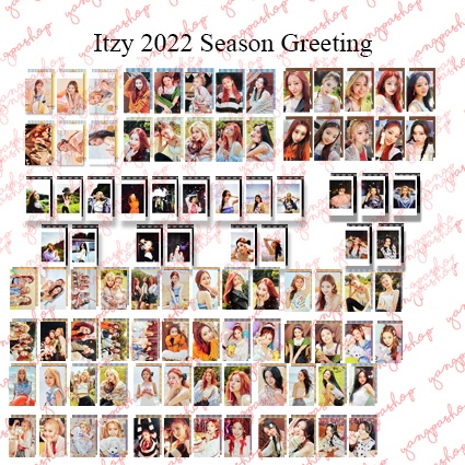[READY / SET] ITZY 2022 SEASON ISJI GREETINGS PHOTOCARD FAN MADE UNOFFICIAL SG YANGPASHOP RYUJIN YEJ