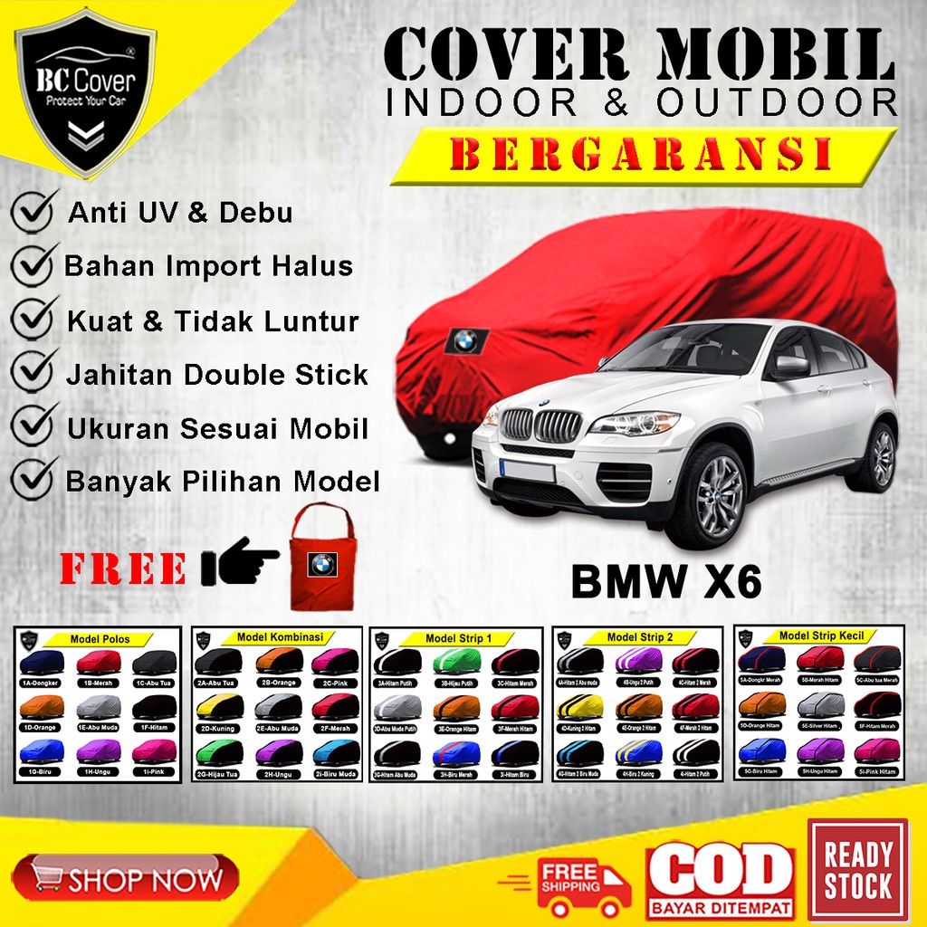 Body Cover Mobil BMW X6, Sarung Mobil BMW X-6, Selimut Mantel Tutup Penutup Pelindung Outdoor