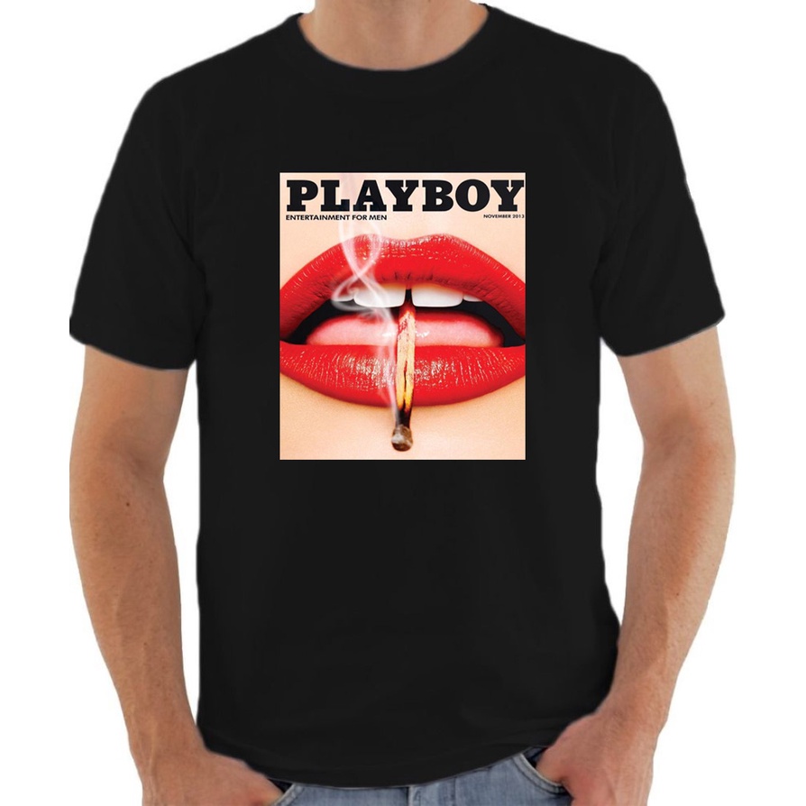 KAOS PRIA  PLAYBOY KATUN 30S IMPORT