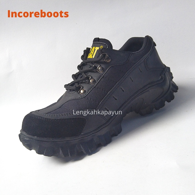 Sepatu Sefty Pria Ujung Besi Tali Hitam Kerja Sefty Shoes Size 39 48 Ready Stock