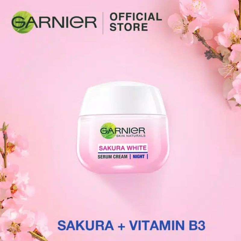 Krim malam Garnier sakura 50 ml