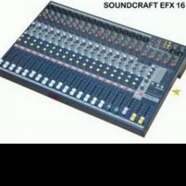 Mixer soundcraft Efx-16 Lexicon Effecst 16channel