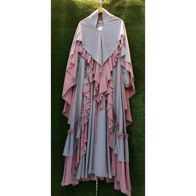 Gamis Syar'i Wanita/Maumina Series by HAZIQA Hijab Premium Syar'i