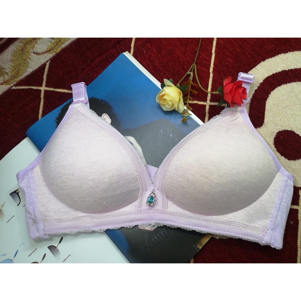 Bra/BH menyusui Import 617# Busa Tipis Tidak ada Kawat Kain Lembut