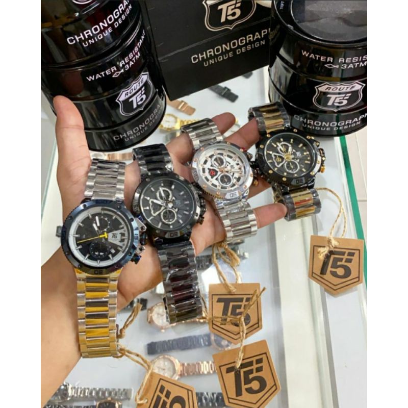 JAM TANGAN T5 ORIGINAL H3705/H-3705 READY MURAH JAM PRIA