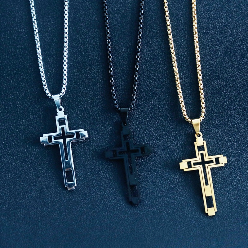 Kalung Choker Bahan Stainless Steel Warna Emas Dan Silver Untuk Pria