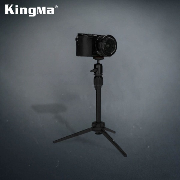 KINGMA ALUMUNIUM TRIPOD MINI PORTABLE WITH 360 ROTATE BALL HEAD