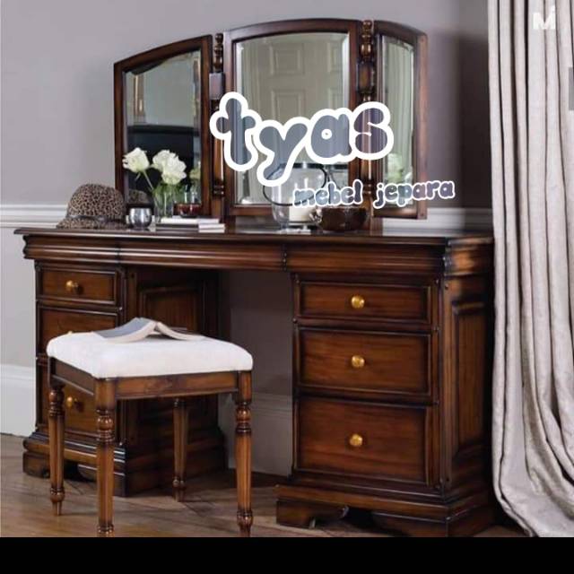 meja rias lipat,mebel jepara,furniture