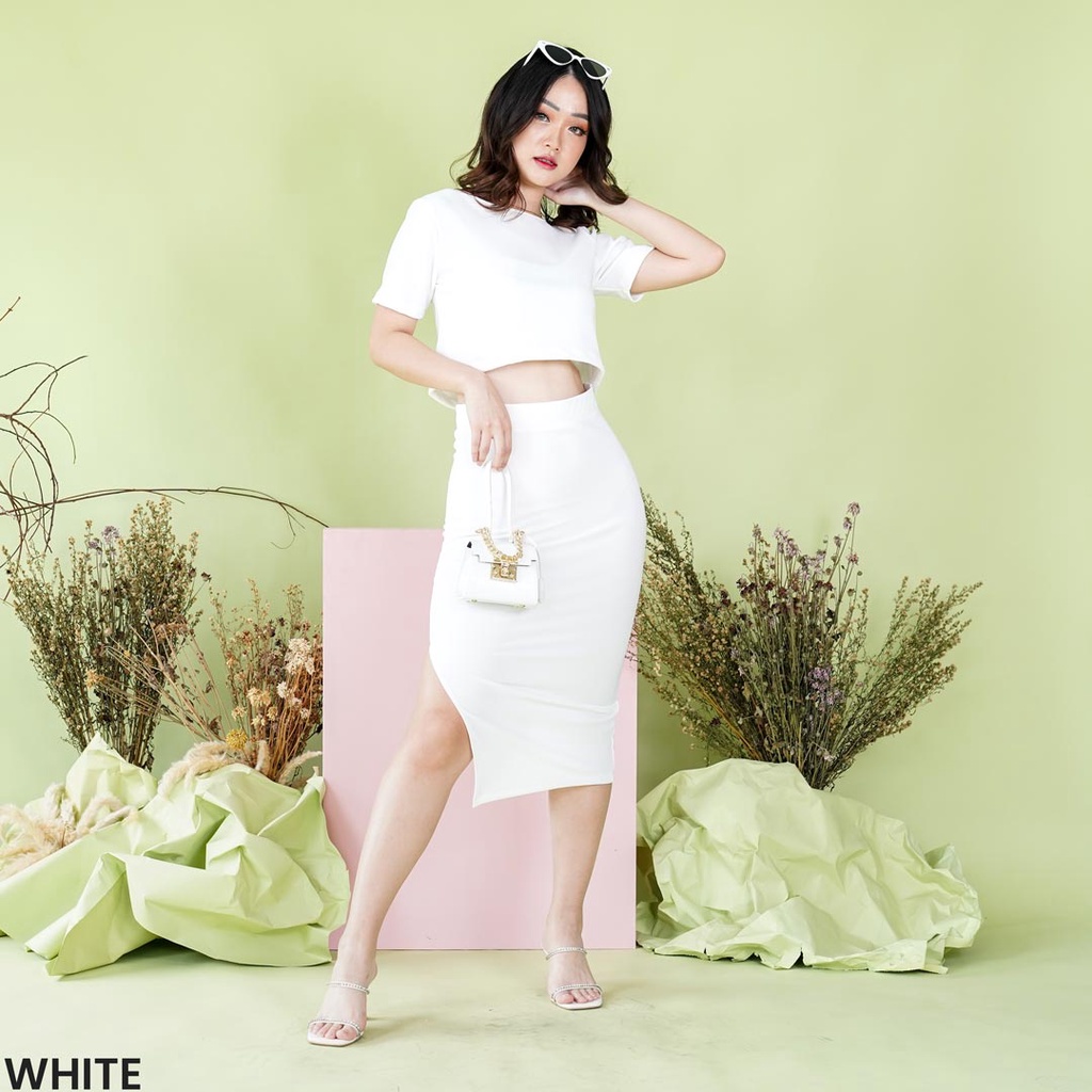 Rok Set Joanna Setelan Wanita