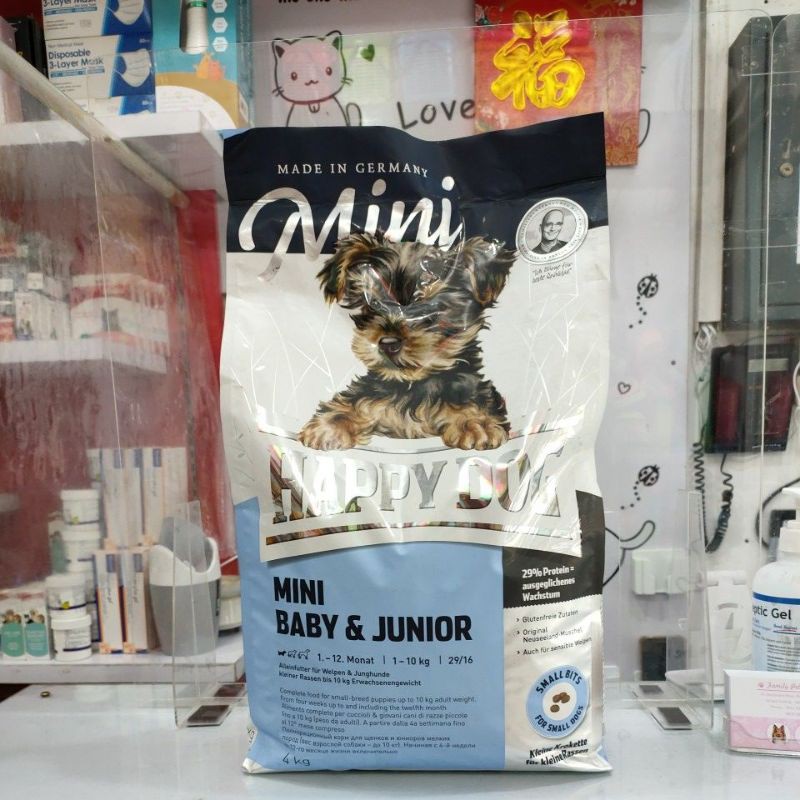 Happydog mini baby&amp;junior 4 kg - Happy Dog Mini baby &amp; Junior 4kG-Happy Dog Mini Baby &amp; Junior Small