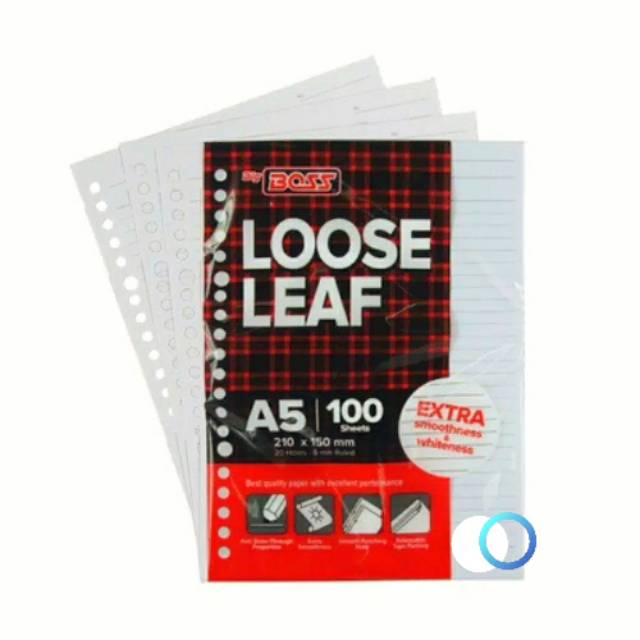 

Big Boss Loose Leaf Ukuran A5 Isi 100 Lembar