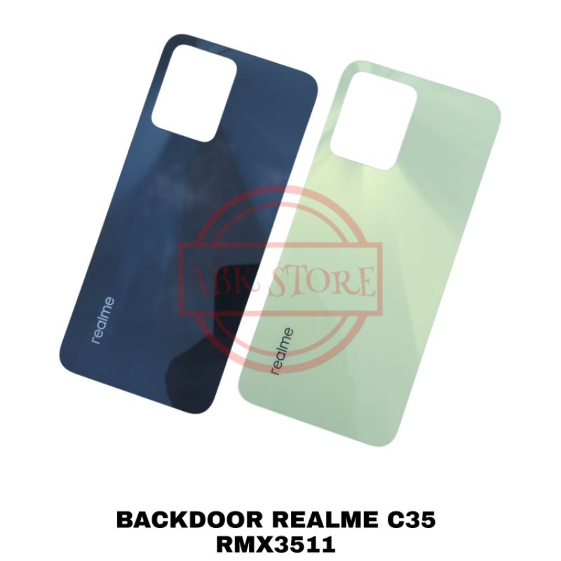 TUTUP BELAKANG BACKDOOR BACKCOVER BACK CASING REALME C35 TUTUP BATERAI