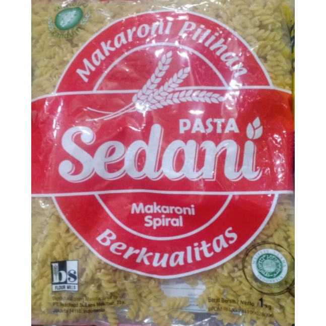 macaroni makaroni spiral makaroni pipa sedani 1kg