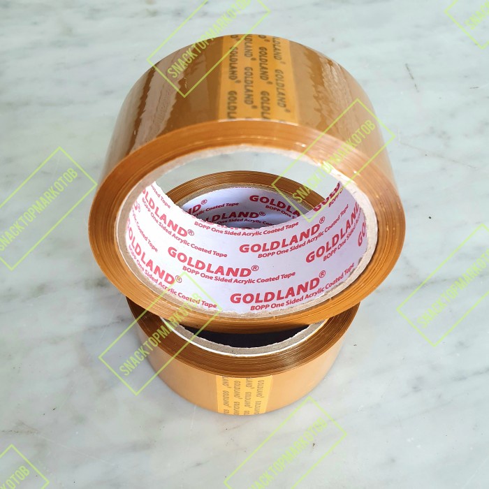 

PEREKAT-PENGIKAT- LAKBAN BENING / COKLAT 2INCH (45MM) 50METER MURAH HEMAT EKONOMIS - CAMPUR