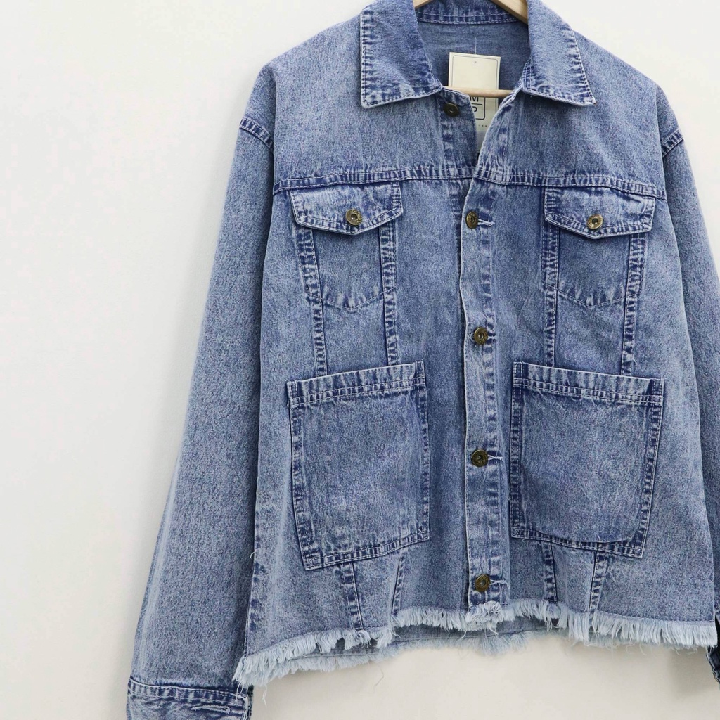(ORIGINAL) Pisce jacket jeans wanita by Genijeans