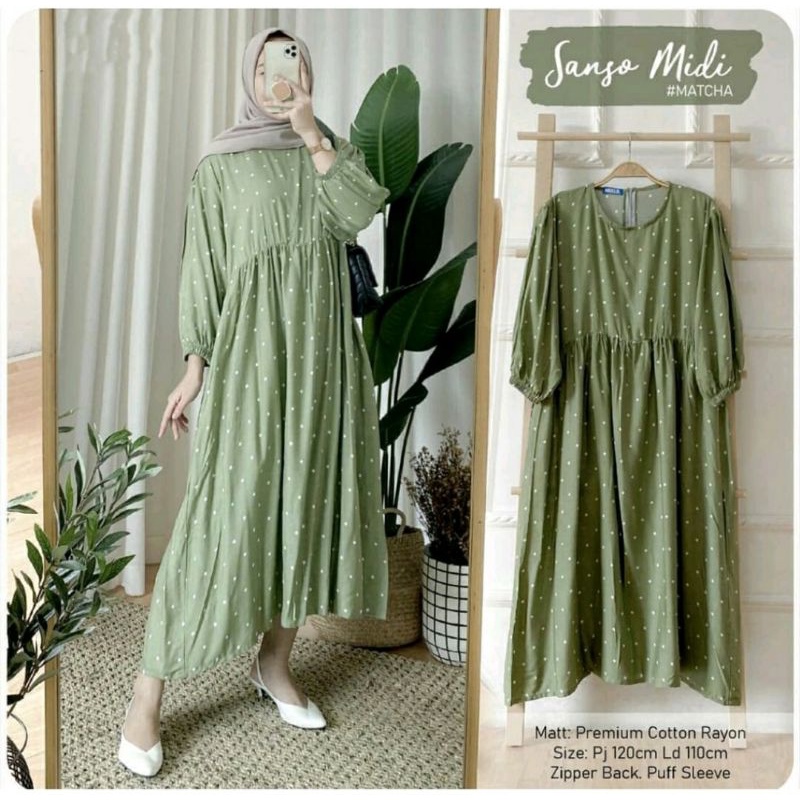 MIDI DRESS Polkadot