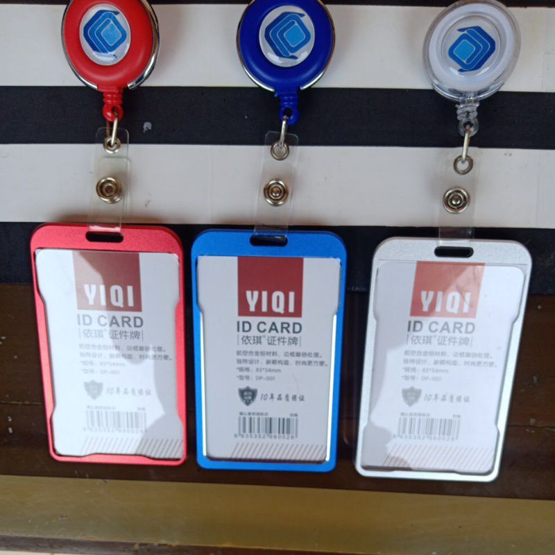 

Castom Name Tag Gantungan ID CARD HOLDER alumunium