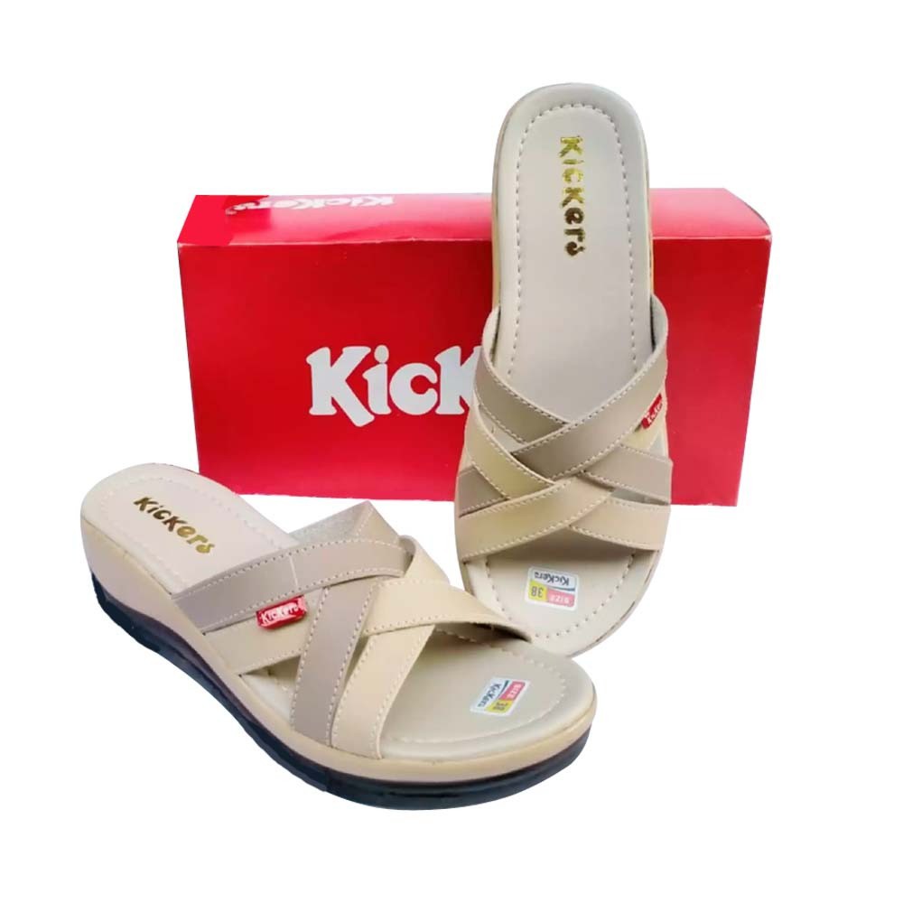 Invincible Sandal  Wedges Wanita Kekinian Terbaru Sandal Wanita Murah Sandal Wanita Wedges