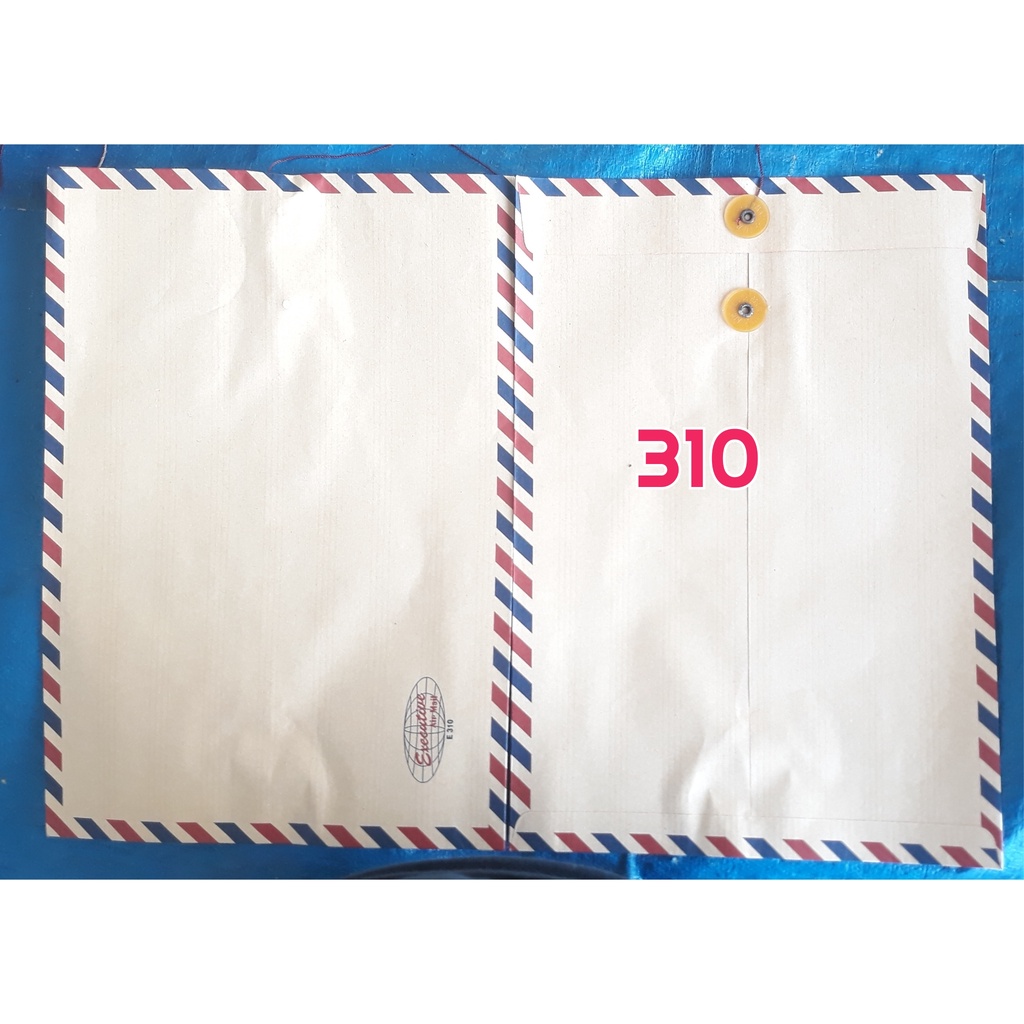 

AMPLOP COKLAT FOLIO TALI -AIRMAIL EXECATIVE 310 ( 20 Pcs)