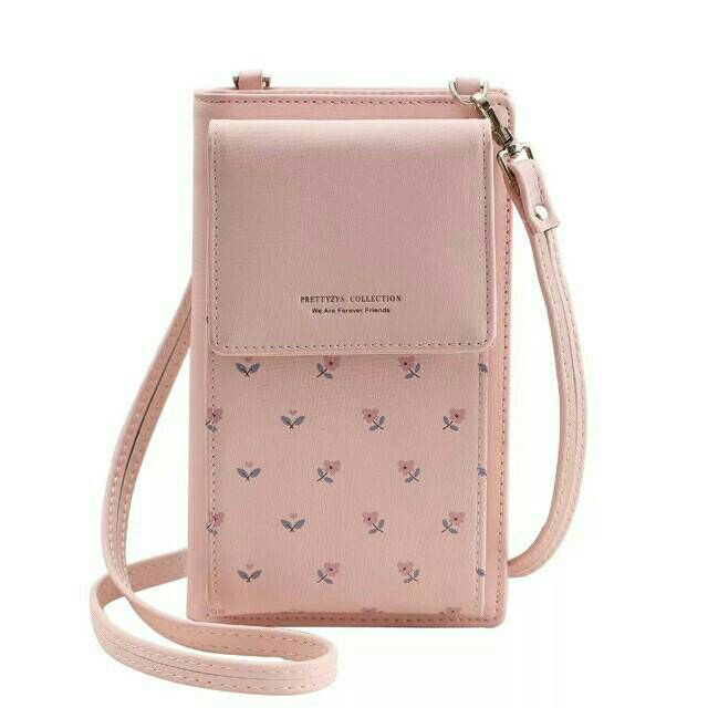 (LENGKAP 5 WARNA)TAS SELEMPANG KOREA MURAH-SLING PHONE-DOMPET MAYA - Dompet Pocket Tempat Hp Wanita