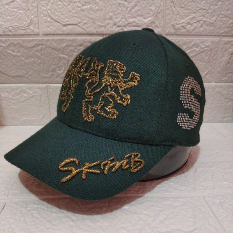 Topi Broke Down Hijau Botol