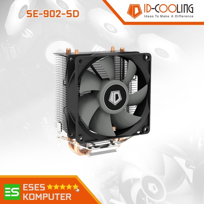 HSF ID-COOLING SE-902-SD - 92mm CPU Air Cooler - Universal Intel / AMD