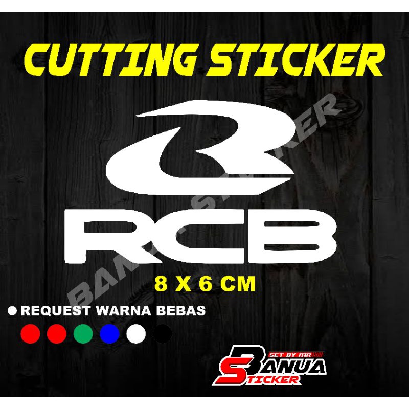 Stiker RCB Cutting