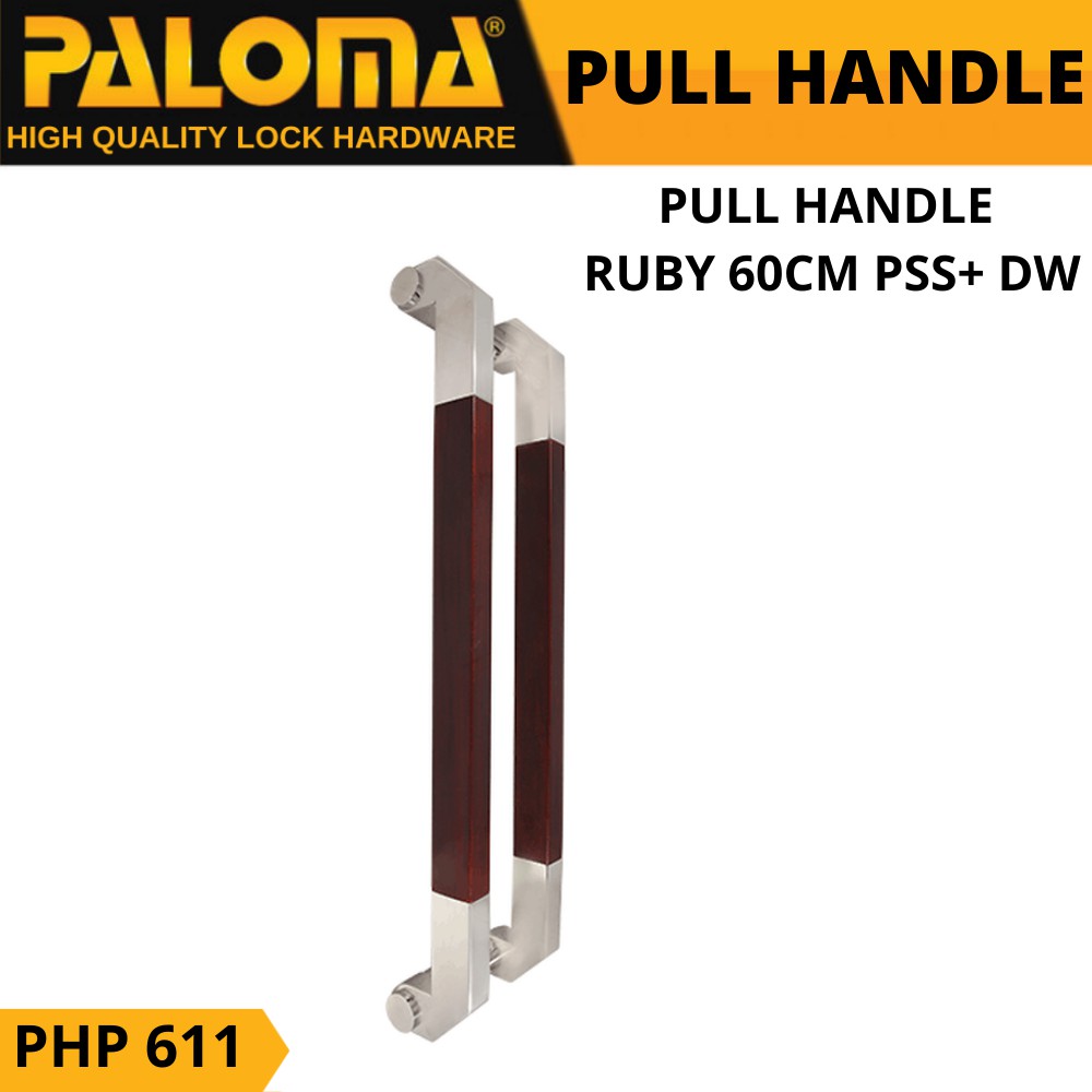 TARIKAN GAGANG PINTU  PHP 611  PULL HANDLE PINTU PALOMA 600MM PSS+DW