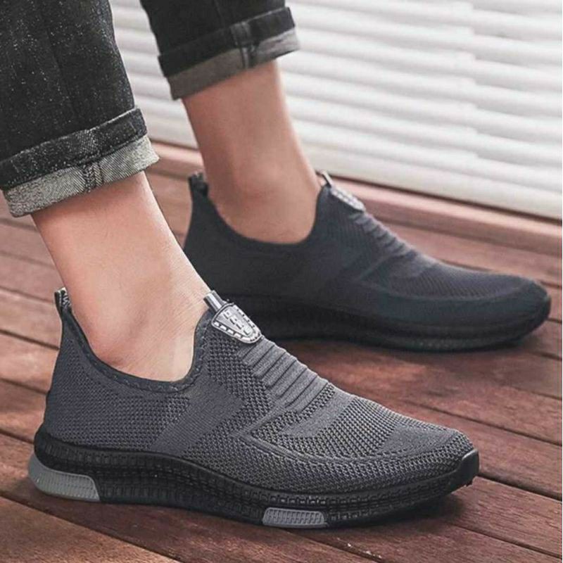 Sepatu Pria Casual Slop Praktis Tanpa Tali | Sepatu Pria Santai Kekinian