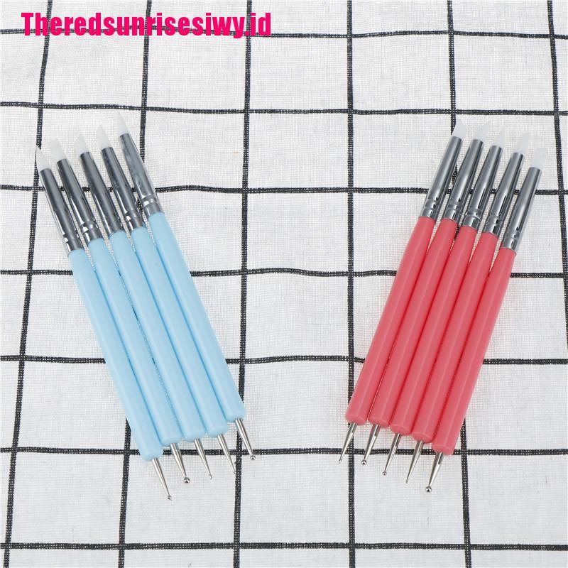 %Home &amp; living%%5 X 2 Way Pottery Clay Ball Styluses Tools Polymer Clay Sculpture Nail Art Tools