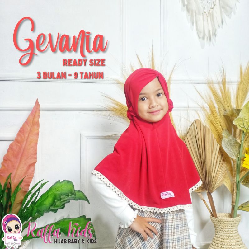 Raffa Kids Hijab Anak  ORIGINAL Produk 1 - 9 Tahun