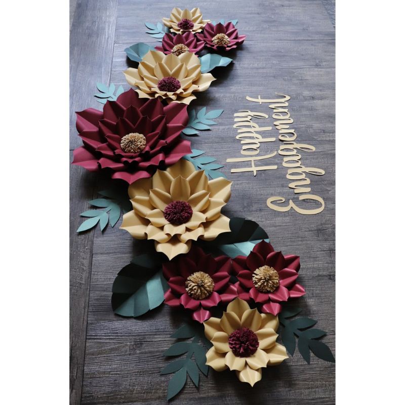 PAPER FLOWER ENGAGEMENT