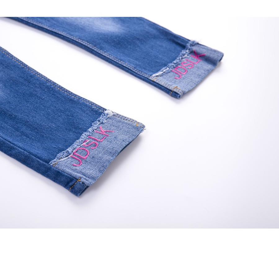FLA8 Celana Jeans Anak Perempuan / jeans anak cewek import trendy motif boneka LOL umur 2-6Tahun an