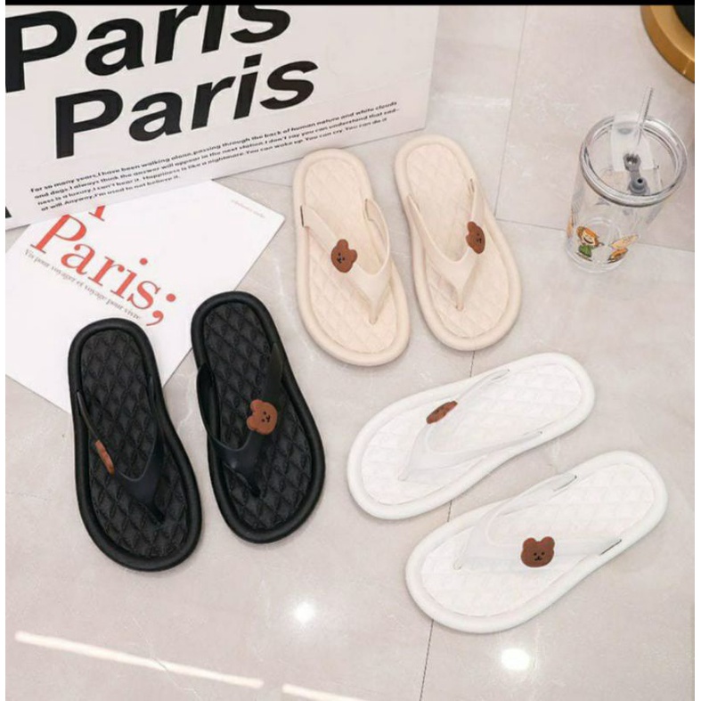 SANDAL JAPIT WANITA CANTIK PRES VARIASI BEAR