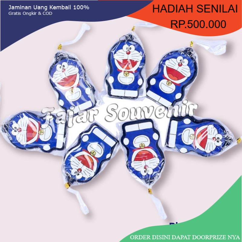 MURAH ISI 50 PCS SOUVENIR GANTUNGAN KUNCI DORAEMON STIKER SOUVENIR PERNIKAHAN SOUVENIR ULANG TAHUN L