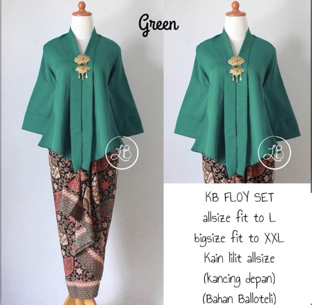 PROMO DISC!! KEBAYA KUTUBARU SET FLOY / KEBAYA MODERN