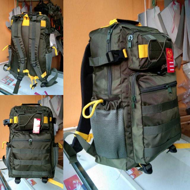 Tas ransel Libanon hijau army/tas punggung pria/tas original pelangimiliter